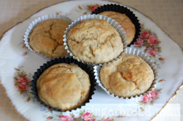 sugar-free banana muffins