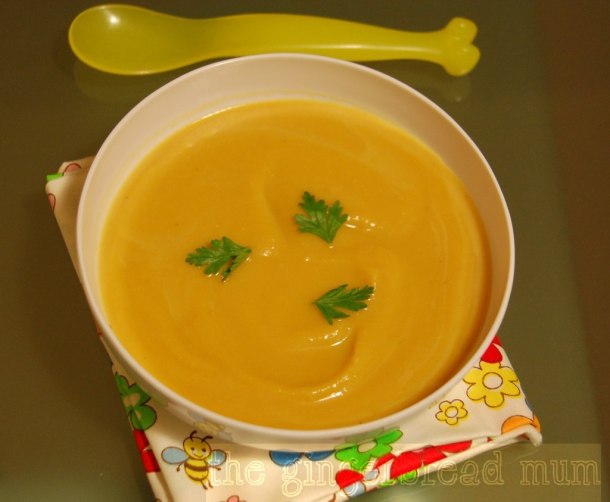 sweet potato and lentil soup