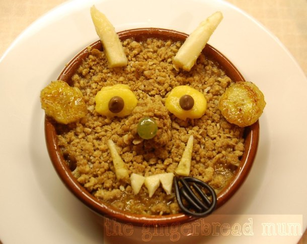 Gruffalo crumble