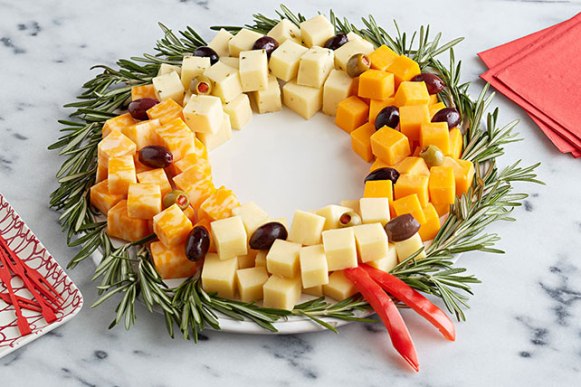 cheese-wreath